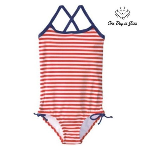Kanu Surf Layla Beach Sport Banded One Piece Swimsuit Size 10 - Picture 1 of 4